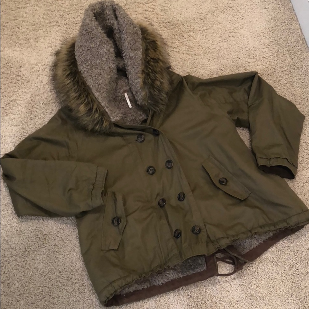 Free People Furry Jacket